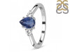 Kyanite & White Topaz Ring KYN-RDR-2213.
