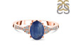 Kyanite & White Topaz Ring KYN-RDR-2219.