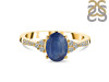 Kyanite & White Topaz Ring KYN-RDR-2219.