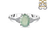 Kyanite (Green) & White Topaz Ring KYN-RDR-2219-G.