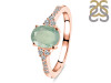 Kyanite (Green) & White Topaz Ring KYN-RDR-2219-G.