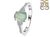 Kyanite (Green) & White Topaz Ring KYN-RDR-2219-G.