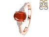 Kyanite (Orange) & White Topaz Ring KYN-RDR-2219-O.