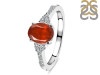 Kyanite (Orange) & White Topaz Ring KYN-RDR-2219-O.