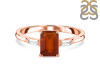 Kyanite (Orange) & White Topaz Ring KYN-RDR-2251-O.