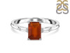 Kyanite (Orange) & White Topaz Ring KYN-RDR-2251-O.