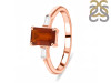 Kyanite (Orange) & White Topaz Ring KYN-RDR-2251-O.