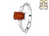 Kyanite (Orange) & White Topaz Ring KYN-RDR-2251-O.