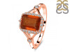 Kyanite (Orange) & White Topaz Ring KYN-RDR-2252-O.
