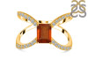 Kyanite (Orange) & White Topaz Ring KYN-RDR-2293-O.