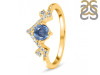 Kyanite & White Topaz Ring KYN-RDR-2296.