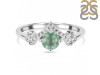 Kyanite (Green) & White Topaz Ring KYN-RDR-2296-G.
