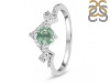 Kyanite (Green) & White Topaz Ring KYN-RDR-2296-G.