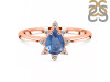 Kyanite & White Topaz Ring KYN-RDR-2305.