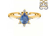 Kyanite & White Topaz Ring KYN-RDR-2305.