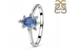 Kyanite & White Topaz Ring KYN-RDR-2305.