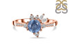 Kyanite & White Topaz Ring KYN-RDR-2406.