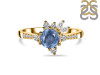 Kyanite & White Topaz Ring KYN-RDR-2406.