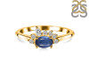 Kyanite & White Topaz Ring KYN-RDR-2418.