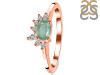 Kyanite (Green) & White Topaz Ring KYN-RDR-2418-G.