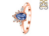 Kyanite & White Topaz Ring KYN-RDR-2431.