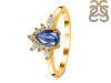 Kyanite & White Topaz Ring KYN-RDR-2431.
