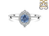 Kyanite & White Topaz Ring KYN-RDR-2504.