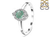 Kyanite (Green) & White Topaz Ring KYN-RDR-2504-G.