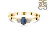 Kyanite & White Topaz Ring KYN-RDR-2542.