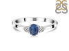 Kyanite & White Topaz Ring KYN-RDR-2542.