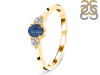 Kyanite & White Topaz Ring KYN-RDR-2542.