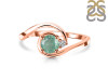 Kyanite (Green) & White Topaz Ring KYN-RDR-2622-G.
