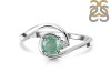 Kyanite (Green) & White Topaz Ring KYN-RDR-2622-G.