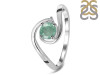 Kyanite (Green) & White Topaz Ring KYN-RDR-2622-G.