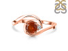 Kyanite (Orange) & White Topaz Ring KYN-RDR-2622-O.