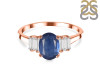 Kyanite & White Topaz Ring KYN-RDR-2861.