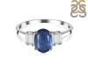 Kyanite & White Topaz Ring KYN-RDR-2861.