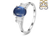 Kyanite & White Topaz Ring KYN-RDR-2861.