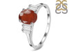 Kyanite (Orange) & White Topaz Ring KYN-RDR-2861-O.
