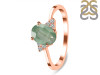 Kyanite (Green) & White Topaz Ring KYN-RDR-351-G.