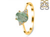 Kyanite (Green) & White Topaz Ring KYN-RDR-351-G.