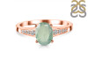 Kyanite (Green) & White Topaz Ring KYN-RDR-362-G.