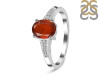 Kyanite (Orange) & White Topaz Ring KYN-RDR-362-O.