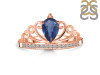 Kyanite & White Topaz Ring KYN-RDR-365.
