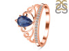 Kyanite & White Topaz Ring KYN-RDR-365.