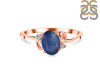 Kyanite & White Topaz Ring KYN-RDR-383.