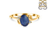 Kyanite & White Topaz Ring KYN-RDR-383.
