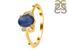 Kyanite & White Topaz Ring KYN-RDR-383.
