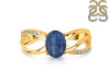 Kyanite & White Topaz Ring KYN-RDR-395.