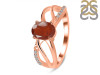 Kyanite (Orange) & White Topaz Ring KYN-RDR-395-O.